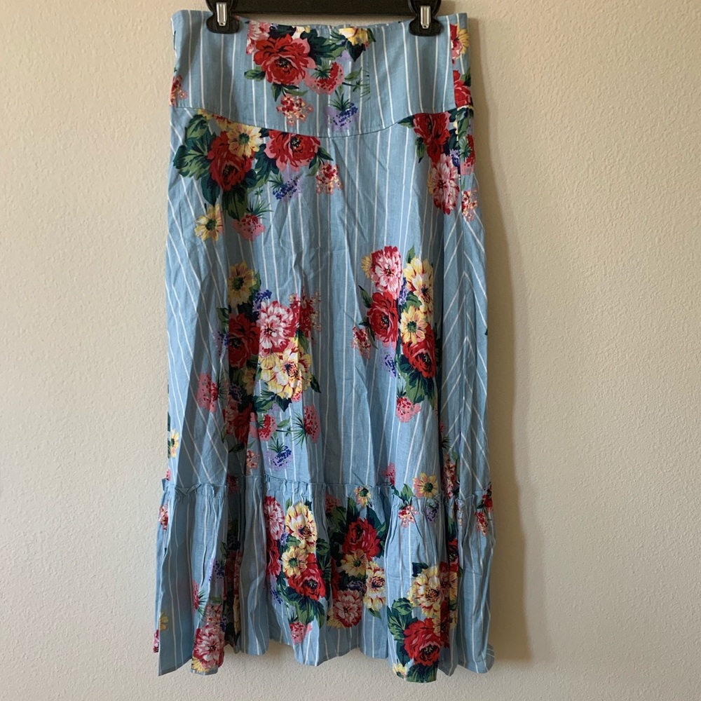 NWT ANTHRO⭐️Top Rated⭐️Claudette Midi Skirt sz 8 - Picture 7 of 9